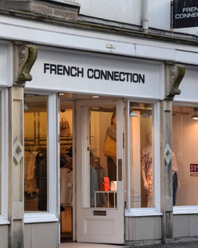 Brighton, United Kingdom - March 28 2018:   The Frontage of French Connection clothes shop in East Street